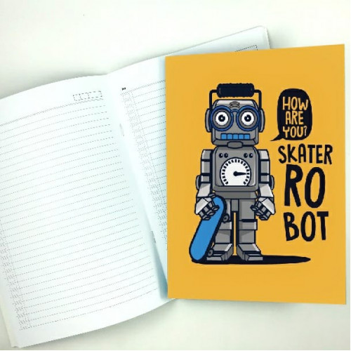 Buku Tulis (Skater – Robot)